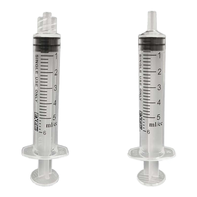 Exel Corporation Syringe Only, Luer Lock, 5-6cc, Bulk (24 cs/plt)