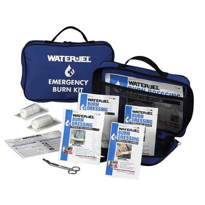 First Aid Only WaterJel Small Burn Kit with Fabric Case, 6/Case
