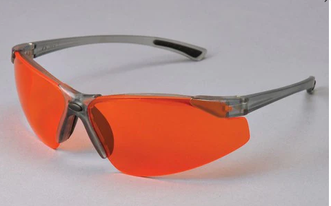 Palmero Safety Glasses, Grey Frame/Bonding UV Protective Lens, Universal Size