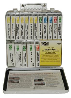 First Aid Only 24 Unit Weatherproof First Aid Kit with Steel Case