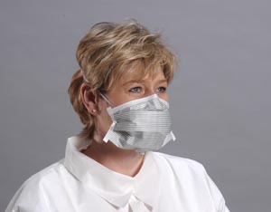 AlphaProTech Critical Cover® PFL® Laser Mask, Single Band, 8in, Silver, 35/bx, 6bx/cs