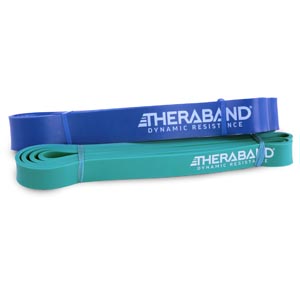 Hygenic/Theraband High Resistance Band Set, Includes: (1) Medium and (1) Heavy, 20 sets/cs