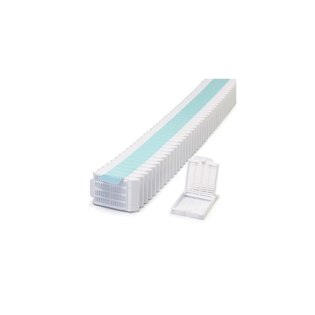 Simport Scientific Histosette® II Cassettes in Quickload™ Stack (Taped), Tissue, White