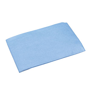 Cardinal Health Towel, OR, Non-Absorbent, Blue, 15 x 26, Non-Sterile, 235/cs