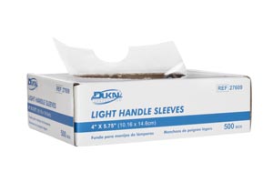 Dukal Corporation Light Handle Sleeves, T-Style, 4" x 5-3/4", 36 bx/cs (24 cs/plt)