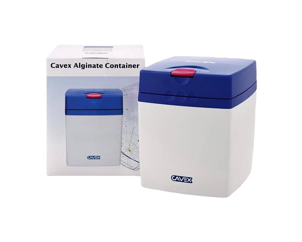 Alginate Storage Container, Blue, Includes: Powder Scoop & Measuring Cup, 1/bx