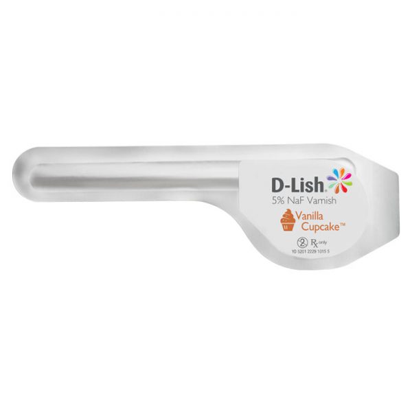 Young™ D-Lish®, 5% Sodium Fluoride Varnish, Vanilla Cupcake, 200/bx