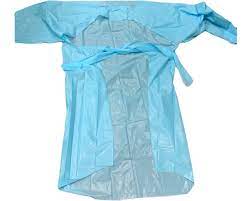 Isolation Gown, CPE Coated, Pull-Over, Blue, Not AAMI, Disposable, 15/bg, 5 bg/cs