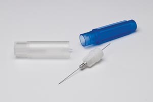 Plastic Hub Dental Needle, 27G Long, 1¼" (32mm), Yellow (126 cs/plt)