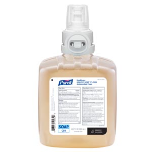 Healthcare Healthy Soap® 2.0% CHG Antimicrobial Foam, 1200 ml, Amber, 2/cs (160 cs/plt)