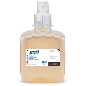 Healthcare Healthy Soap® 2.0% CHG Antimicrobial Foam, 1250 ml, Amber, 3/cs (150 cs/plt)