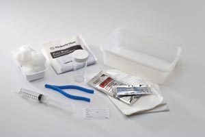 Catheter Insertion Tray, 10cc Prefilled Syringe & (3) BZK Swab Sticks, 20 trays/cs