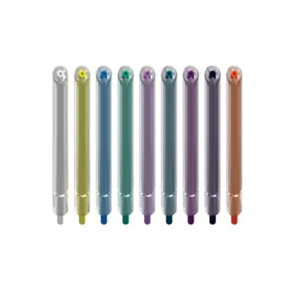 Crystal Tip®, Air/Water Syring Tips, Disposable, Rainbow, 1500/bg, 12bg/cs