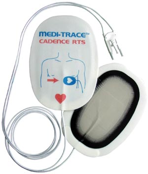 Defibrillation Electrode, Physio-Control, Quik-Combo, RTS, 1 pr/pch, 10 pch/cs