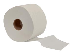Universal Bath Tissue, OptiCore®, 2-Ply, White, 3.8" x 4", 865 sht/rl, 36 rl/cs
