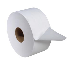 Bath Tissue Roll, Jumbo, Mini, Advanced, White, 2-Ply, T2, 751ft, 3.6" x 7.4", 12 rl/cs