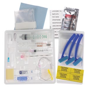 Intermediate Continuous Epidural Tray, 18G x 3½" Tuohy Needle & 20G Open Tip Catheter