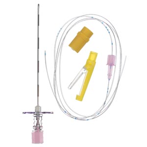 Tuohy Needle, 18G x 3½", 20G Open Tip Catheter, Connector & intermittent injection cap