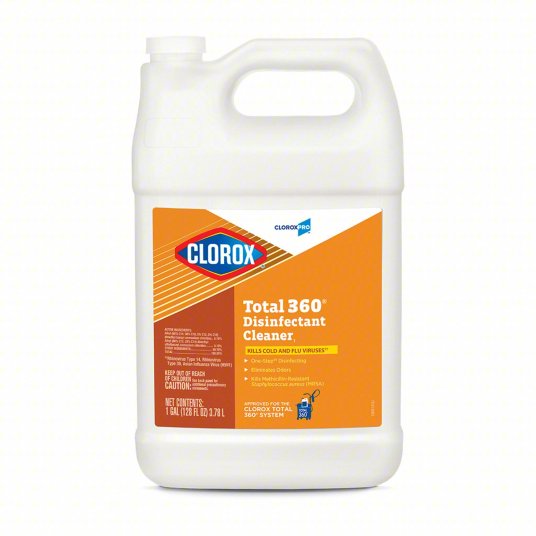 CloroxPro™ Clorox Total 360® Disinfectant Cleaner, 128 fl oz, 4/cs (36 cs/plt)