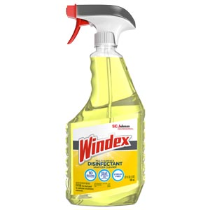 Windex® Multisurface Disinfectant Sanitizer Cleaner, Trigger, 32oz, 8/cs