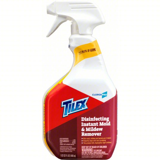 CloroxPro® Tilex® Disinfecting Instant Mold and Mildew Remover Spray, 32 fl oz, 9/cs