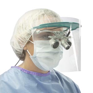 Faceshields, Office Pack, Includes: (10) Blue Visors and (10) Face Shields