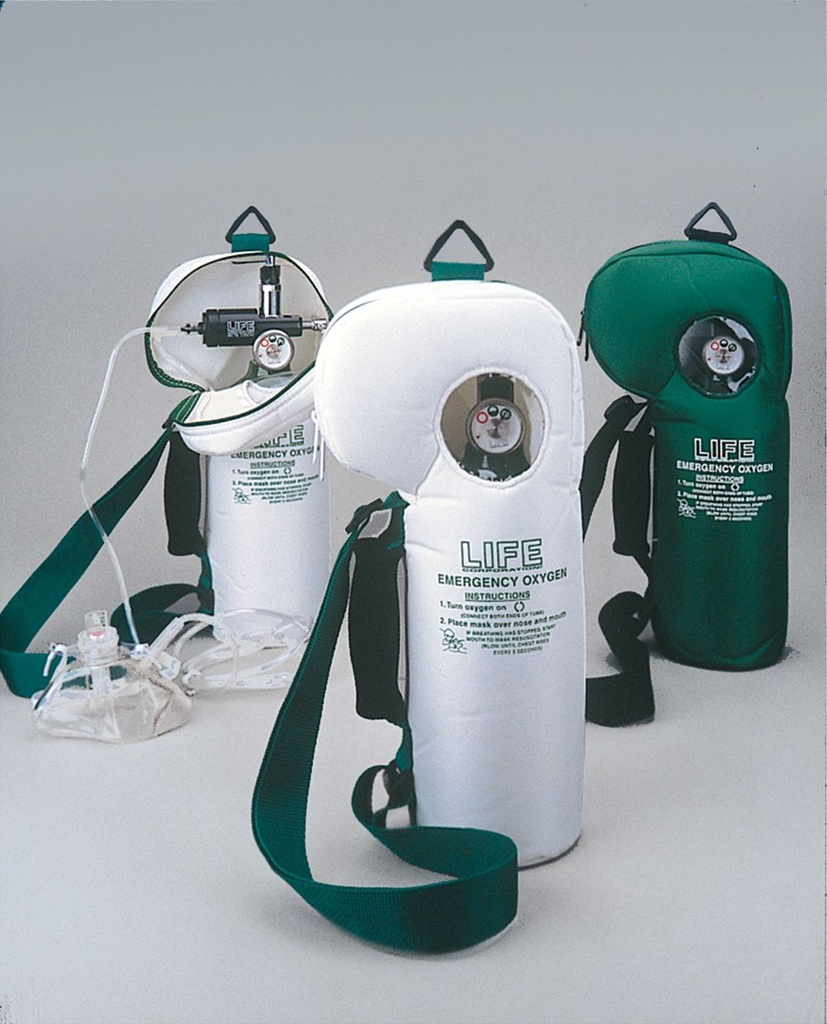 First Aid Only 6 LPM Fixed Flow Soft Pac Oxygen Tank