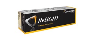 Carestream Health, Inc INSIGHT Intraoral film, IP-21, Size 2, 2-film Paper Packets. 150/bx