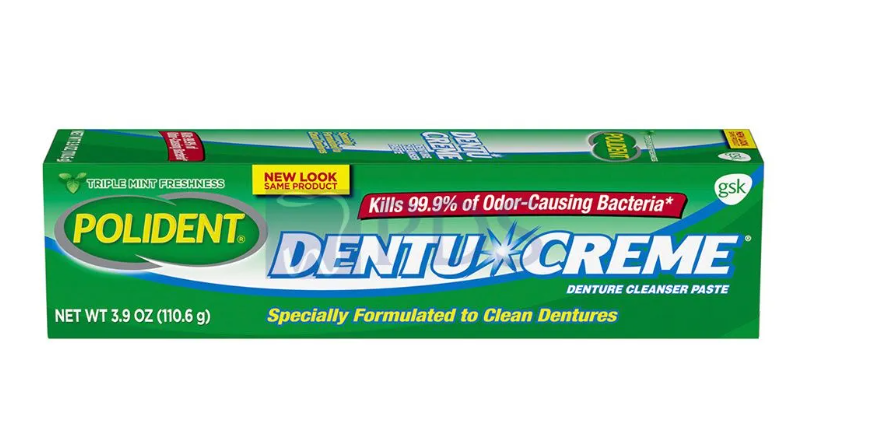 Polident® Dentu-Crème® Cleanser, 3.9 oz. Tube GSK# 09215B
