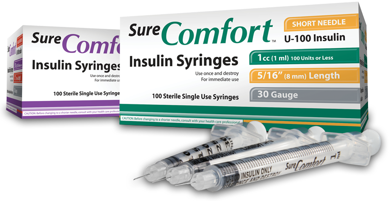 Allison Medical, Inc. Insulin Syringe, 31Gx1/4", 3/10cc , 5bx/cs, 6cs/ct