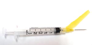 Exel Corporation Safety Syringe (3 mL) w/ Safety Needle (20G x 1")