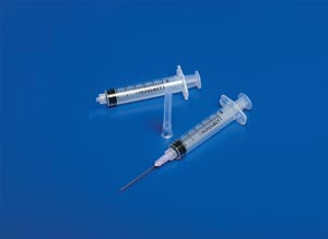Syringe with Needle, 6mL, 20G x 1½"