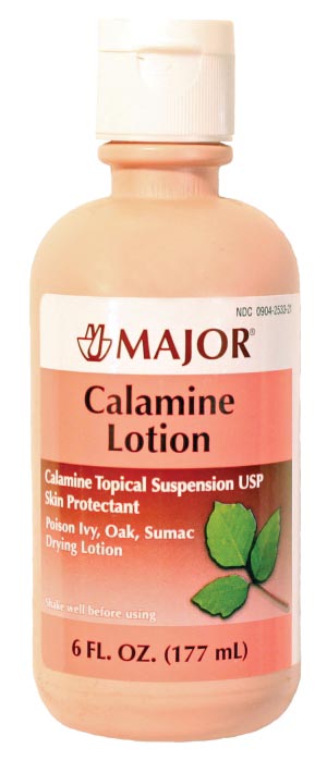 Major Pharmaceuticals Calamine Lotion, 177ml, NDC# 00904-2533-21