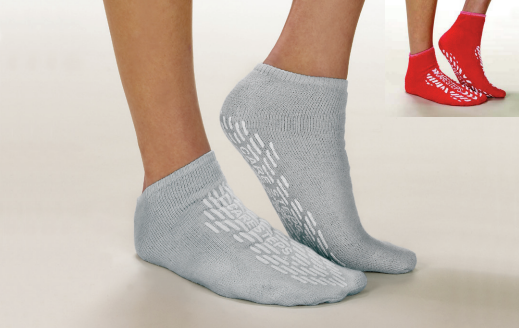 Albahealth, LLC Footwear Slip-Resistant, 3X-Large, Double Sided Print, Red, 4 dz/cs