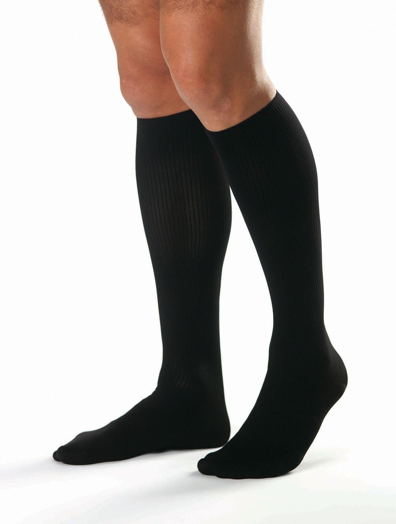 BSN Medical/Jobst Diabetic Sock, Knee High, Closed Toe, Black, X-Large