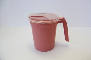 GMAX Industries, Inc. Pitcher, with Straw Port Lid, Rose