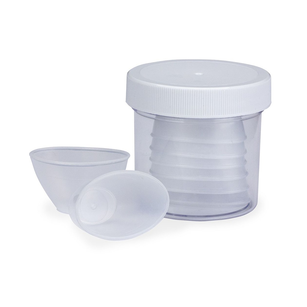 First Aid Only Eye Wash Cup, White, 6/Vial