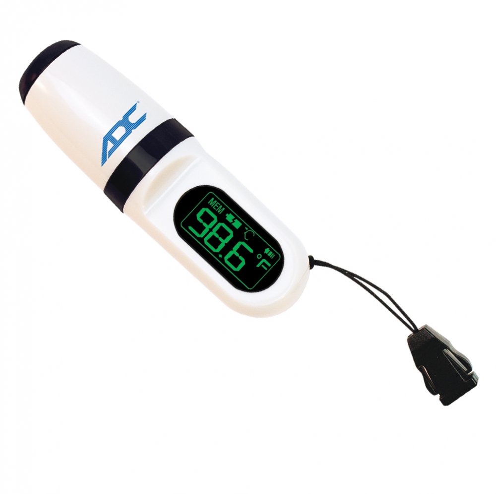 Mini Non-Contact Forehead Thermometer with Retractable Lanyard
