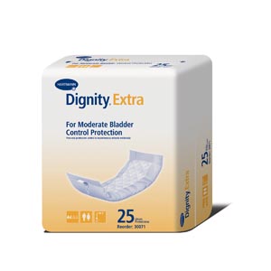 Dignity® Extra Insert, For Light to Moderate Protection, 4" x 12", White, 25/bg, 10 bg/cs