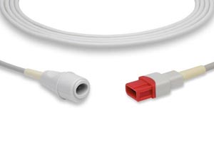 IBP Adapter Cable Edwards Connector, Spacelabs Compatible w/ OEM: 700-0293-00