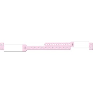 Wristband Set, 2-Part, Mother-Baby Set, Imprinter, Custom Printed, Pink, 150/bx