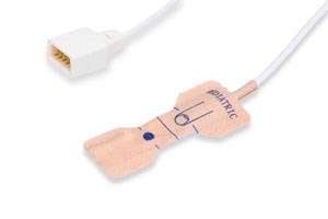 Disposable SpO2 Sensor Pediatric (10-50Kg), 24/bx, Datex Ohmeda Compatible w/ OEM: SAS-AP