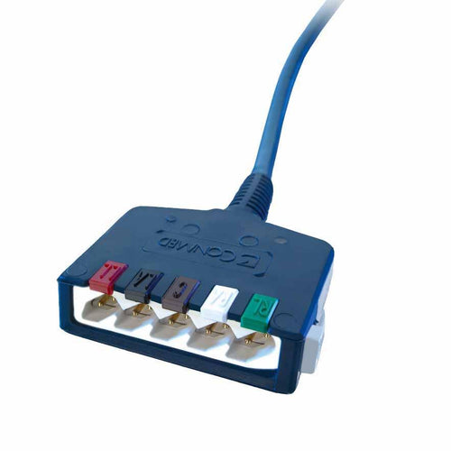 Conmed D Series 5 Lead Connector 3 Individually Shielded ECG Safety Cable System for Datascope 2000/3000/Passport