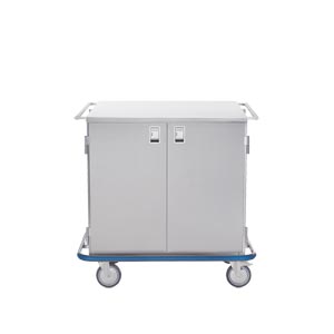 Multi Purpose Case Cart 42"W x 40 1/2"H x 29"D, (1) Stainless Steel Wire Pullout Shelf