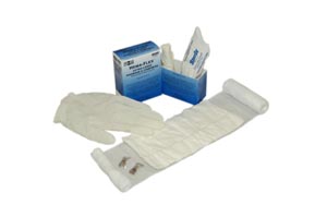 Hema-Flex Bandage Compress, 5"x9", (2) Nitrile Gloves