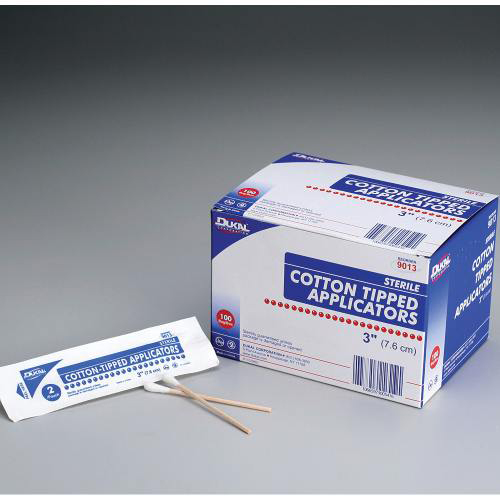First Aid Only 3 inch Cotton Tipped Applicator, 200/Box