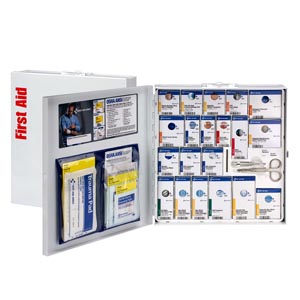 Metal Smart Compliance Food Service Cabinet, w/ Meds, ANSI A+, Large