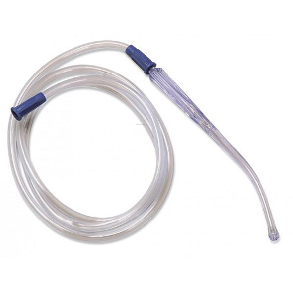 Conmed Poole Suction Instrument with 10ft Pre-Attached Plastic Tubing, 20/Case