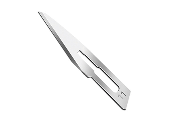 Personna®, MicroCoat®, Surgical Blade, Stainless Steel, Size 11, Sterile, 50/bx, 6bx/cs