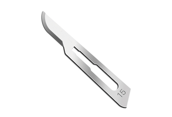 Personna®, MicroCoat®, Surgical Blade, Stainless Steel, Size 15, Sterile, 50/bx, 6bx/cs
